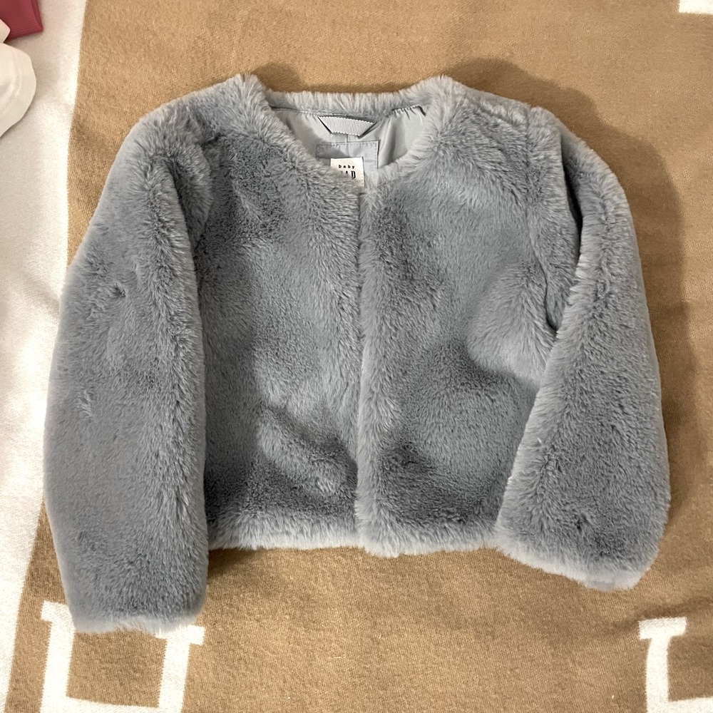 GAP Toddler Faux Fur Coat